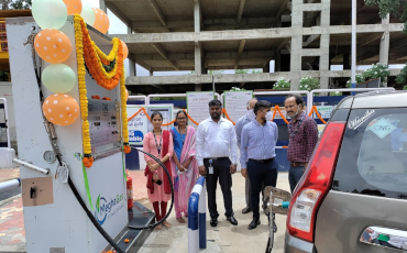 Megha Gas opens CNG station in Warangal