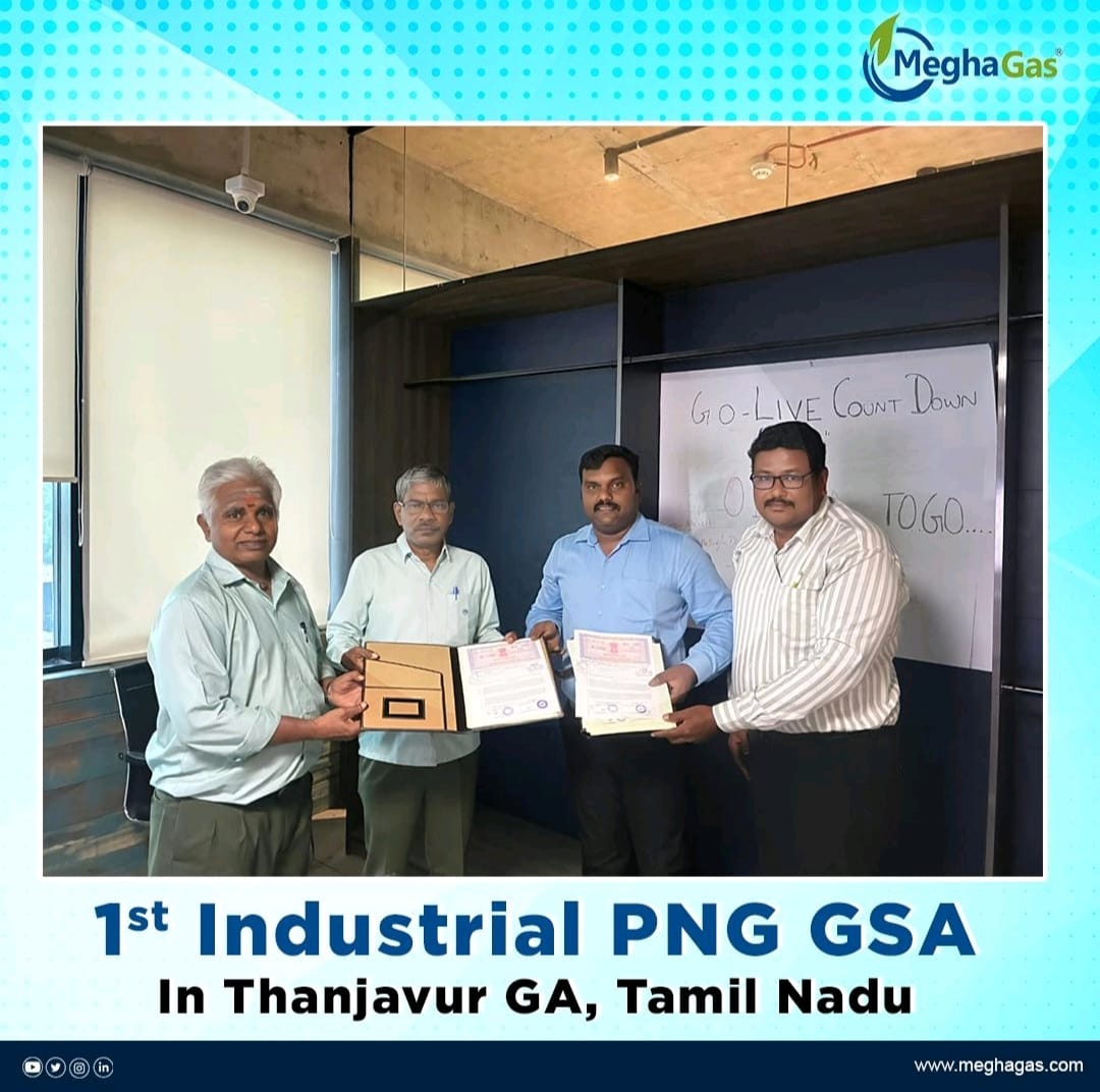 First Industrial Gas Sales Agreement Signed with MM Forgings